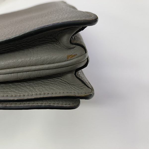 Calfskin Shoulder Bag Gray