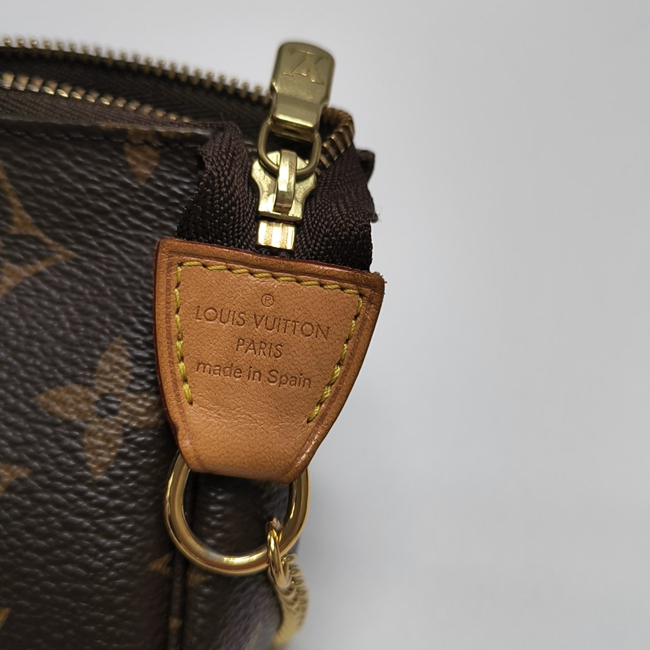 ACCESSOIRES Mini Monogram Coated Canvas Brown
