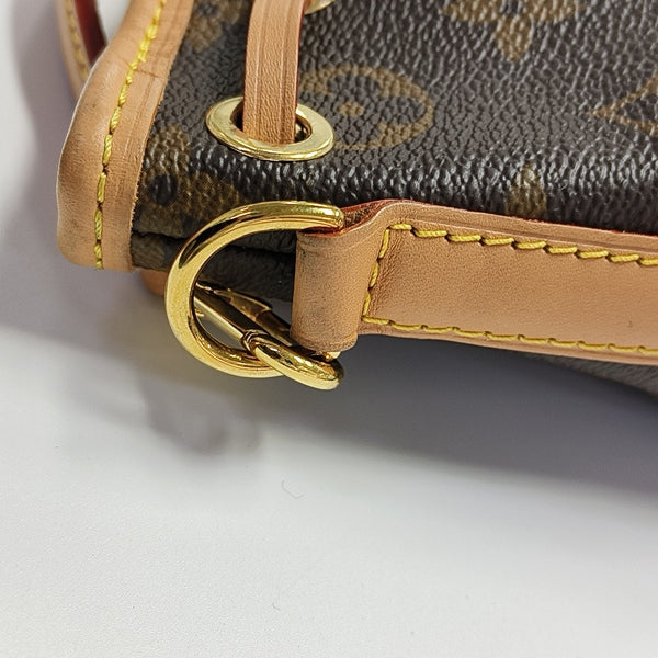 NOÉ Nano Monogram Coated Canvas Brown