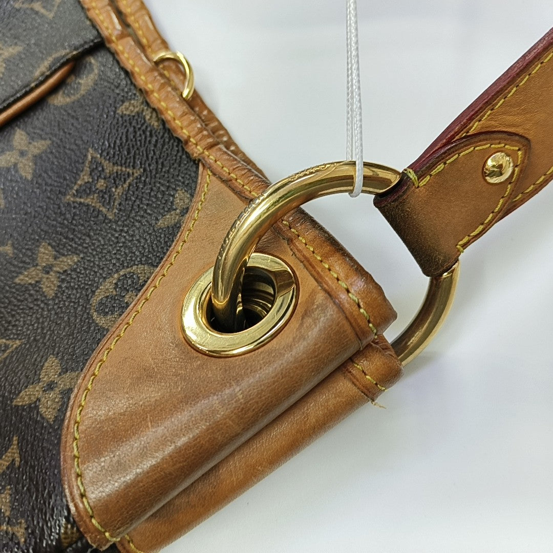 GALLIERA GM Monogram Coated Canvas Brown