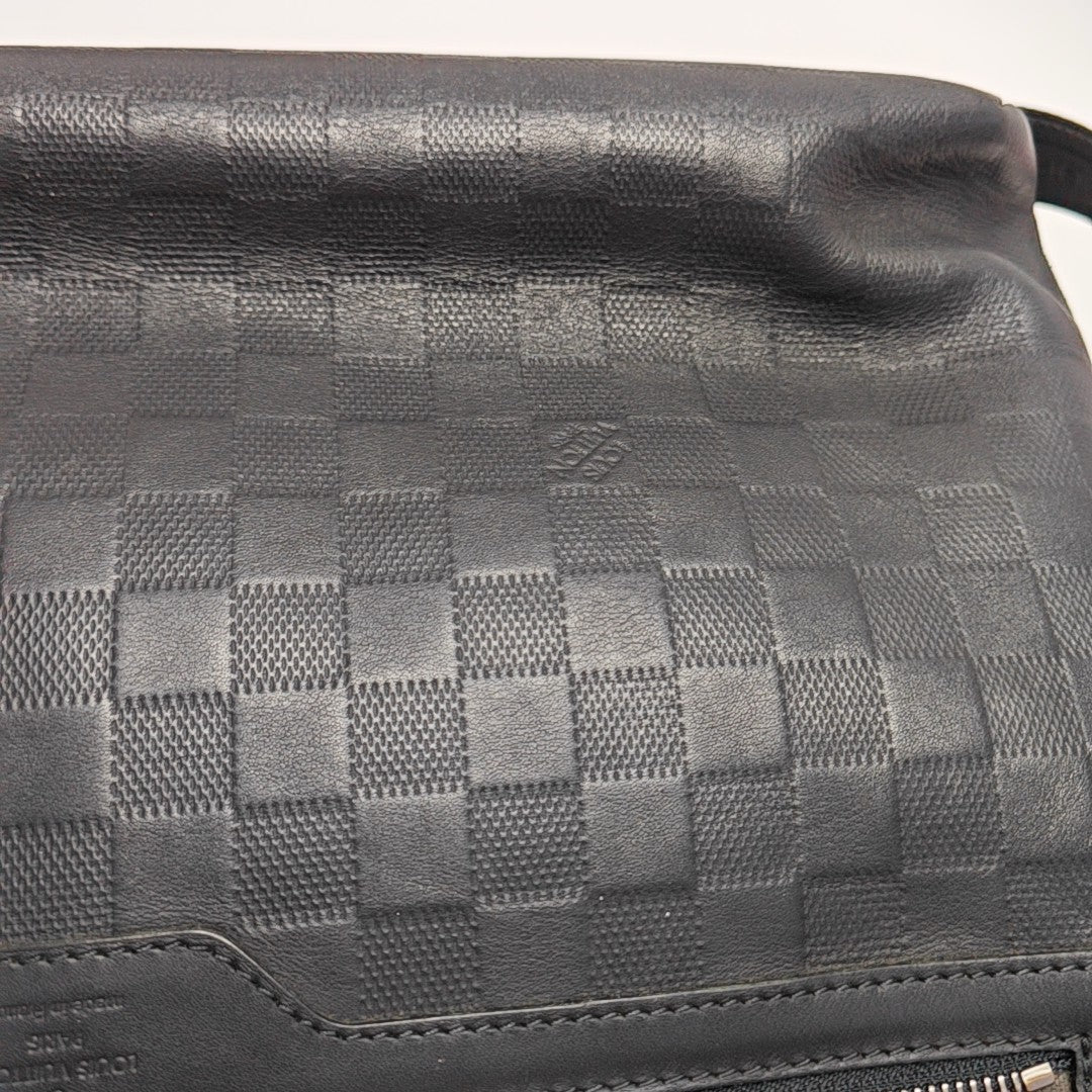 CALYPSO Damier Graphite Calfskin Black