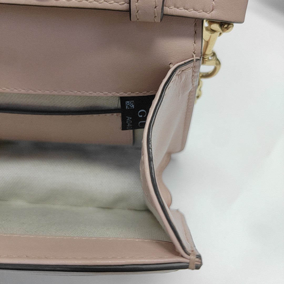 GG Matelassé Quilted Calfskin Pink
