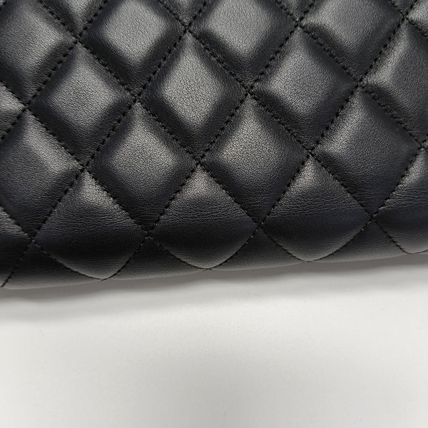 BOY CHANEL Mini Quilted Calfskin Black