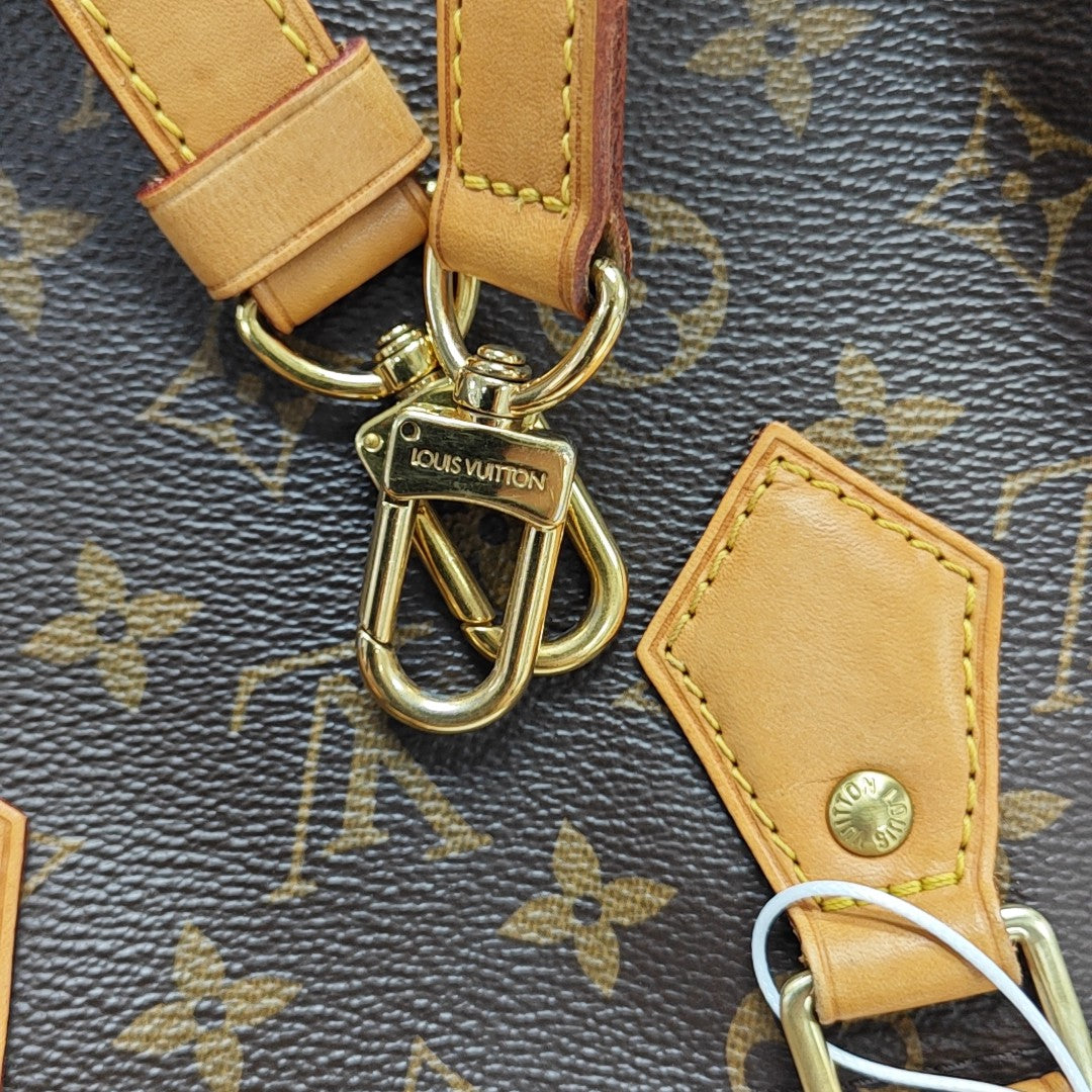 SPEEDY 25 Monogram Coated Canvas Brown