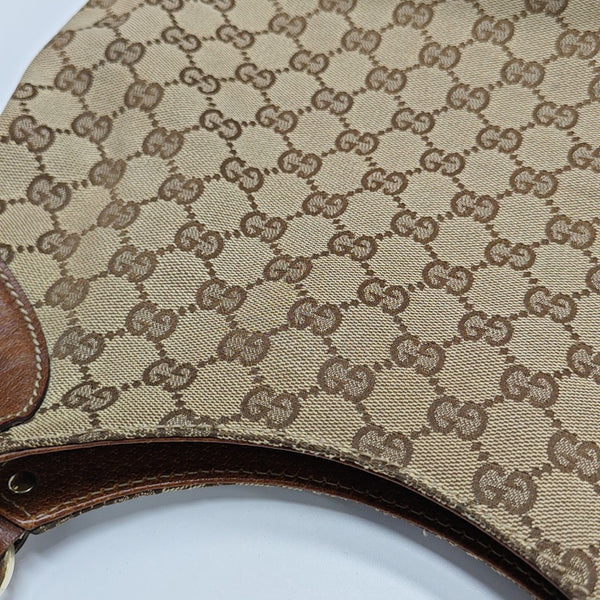 Monogram Canvas Top Handle Bag Brown