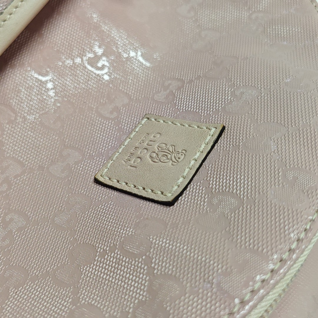 Signature Monogram Coated Canvas Pink