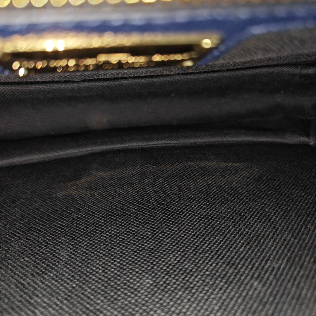 Ginny Calfskin Blue