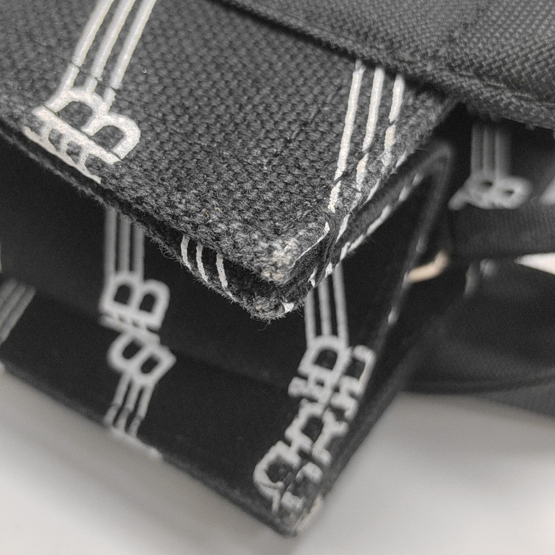 Canvas Shoulder Bag Black