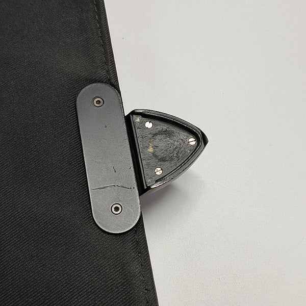 S LOCK Monogram Calfskin Black