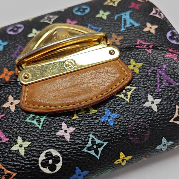 LV × TM KOALA Monogram Coated Canvas Black Wallet