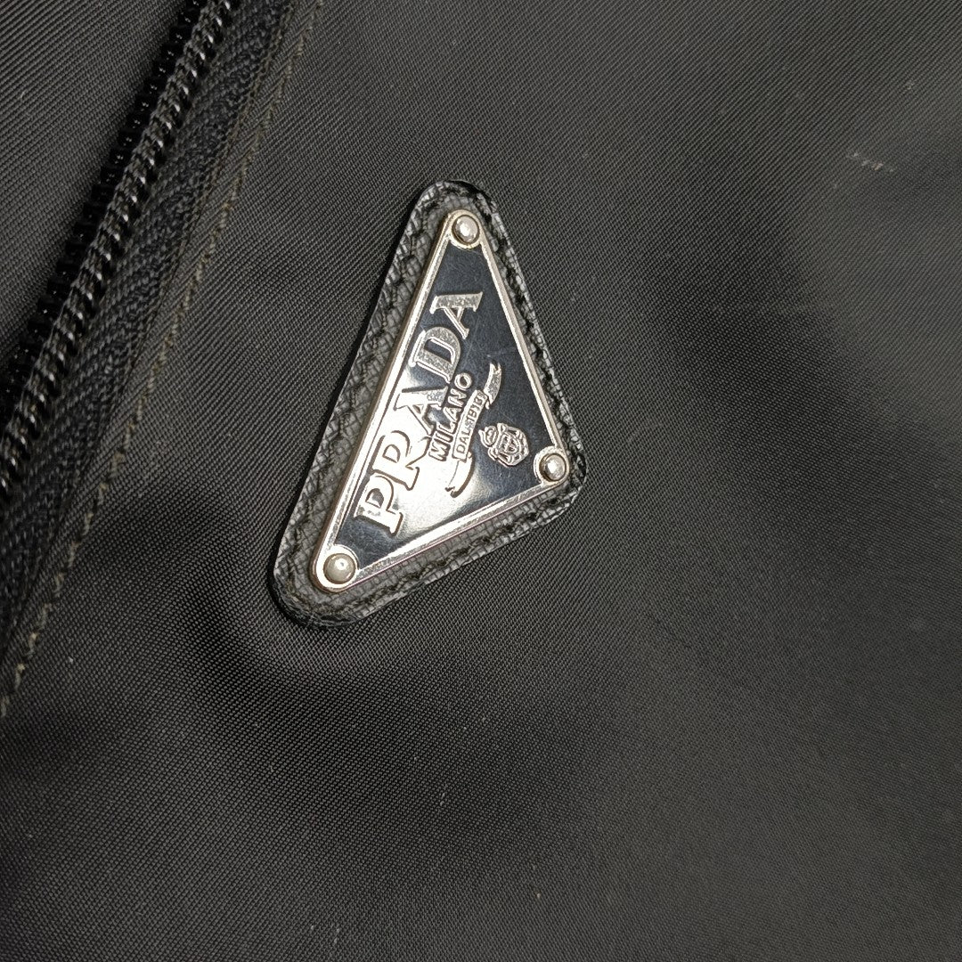 Nylon Shoulder Bag Black