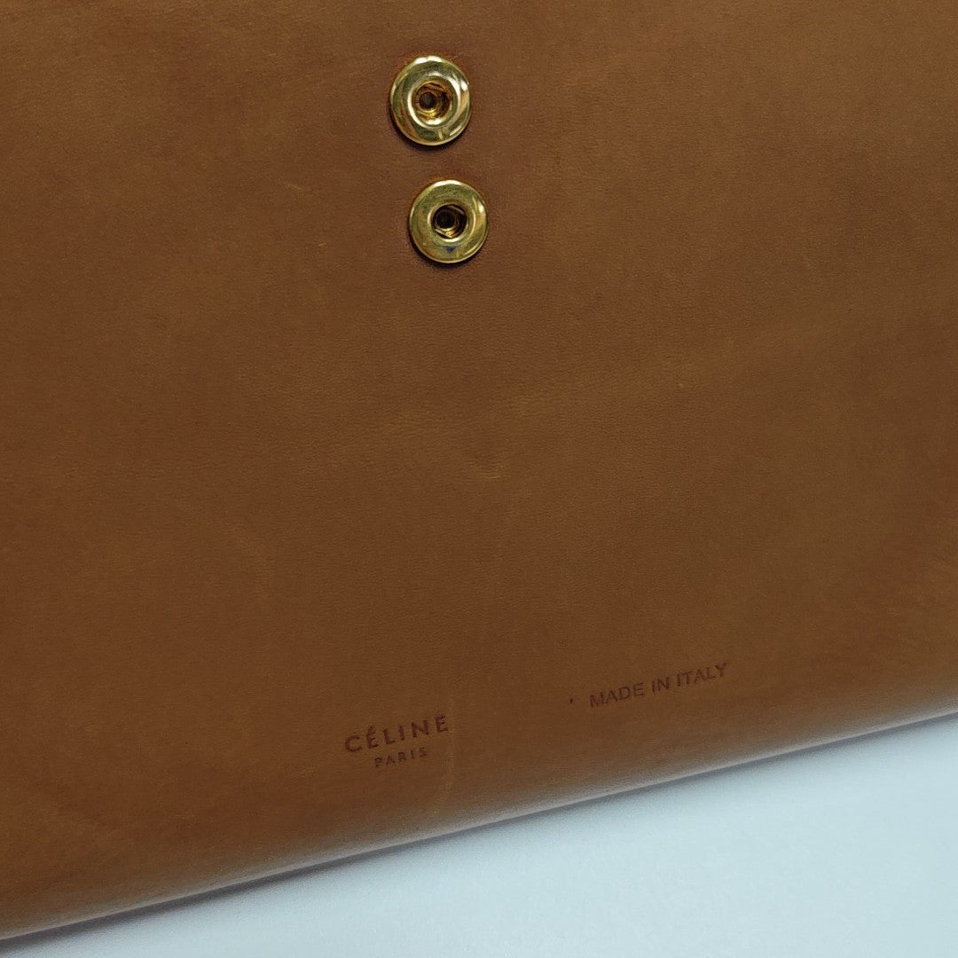 STRAP Large Calfskin Brown Wallet