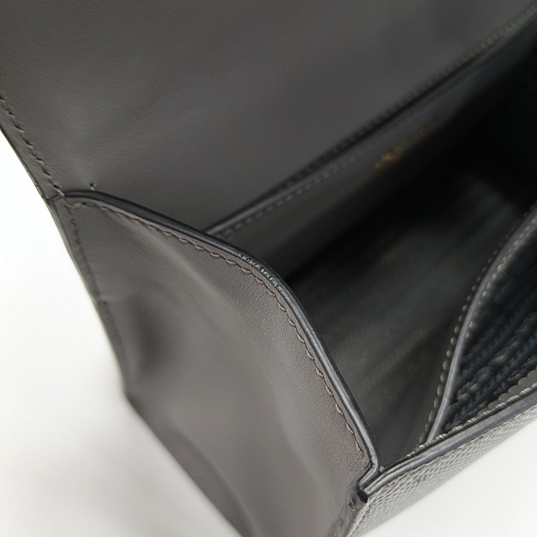Monochrome Saffiano Calfskin Gray