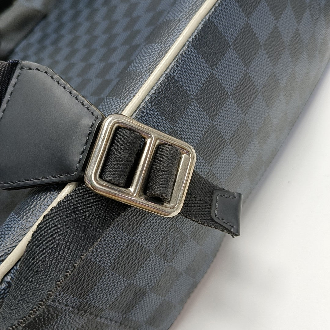 JOSH Damier Graphite Coated Canvas Black