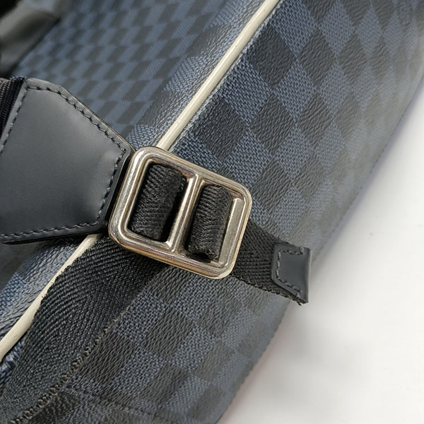 JOSH Damier Graphite Coated Canvas Black