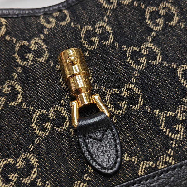 Jackie 1961 Mini Monogram Denim Black