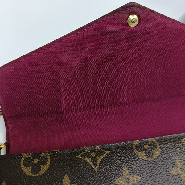 FÉLICIE Monogram Coated Canvas Brown