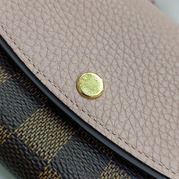 NORMANDY Damier Ebene Coated Canvas Brown