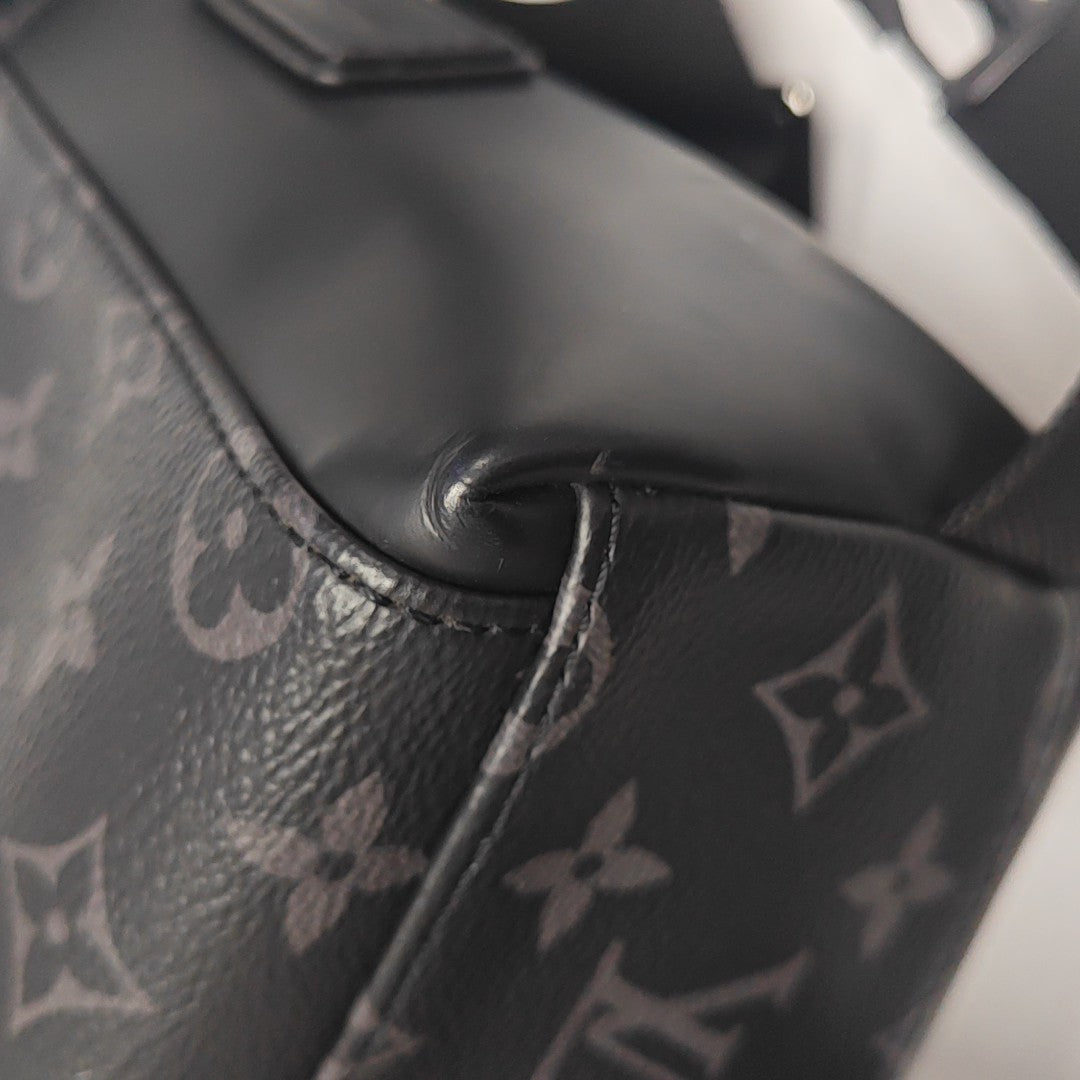VOYAGER PM Monogram Coated Canvas Black