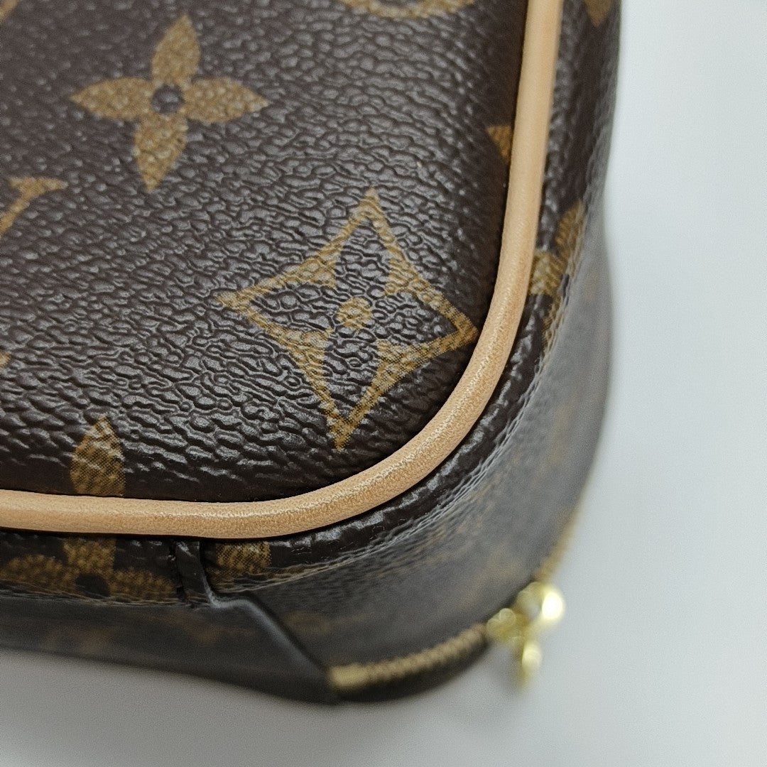 NICE Mini Monogram Coated Canvas Brown