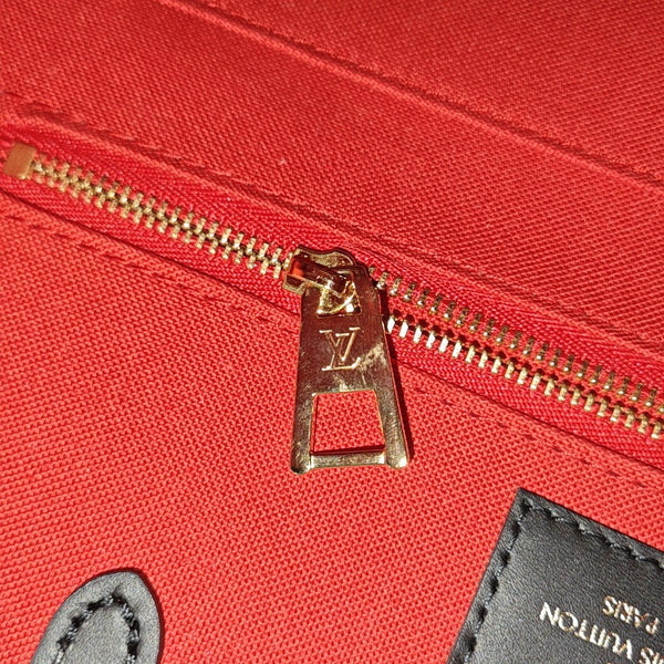 ONTHEGO MM Monogram Coated Canvas Brown