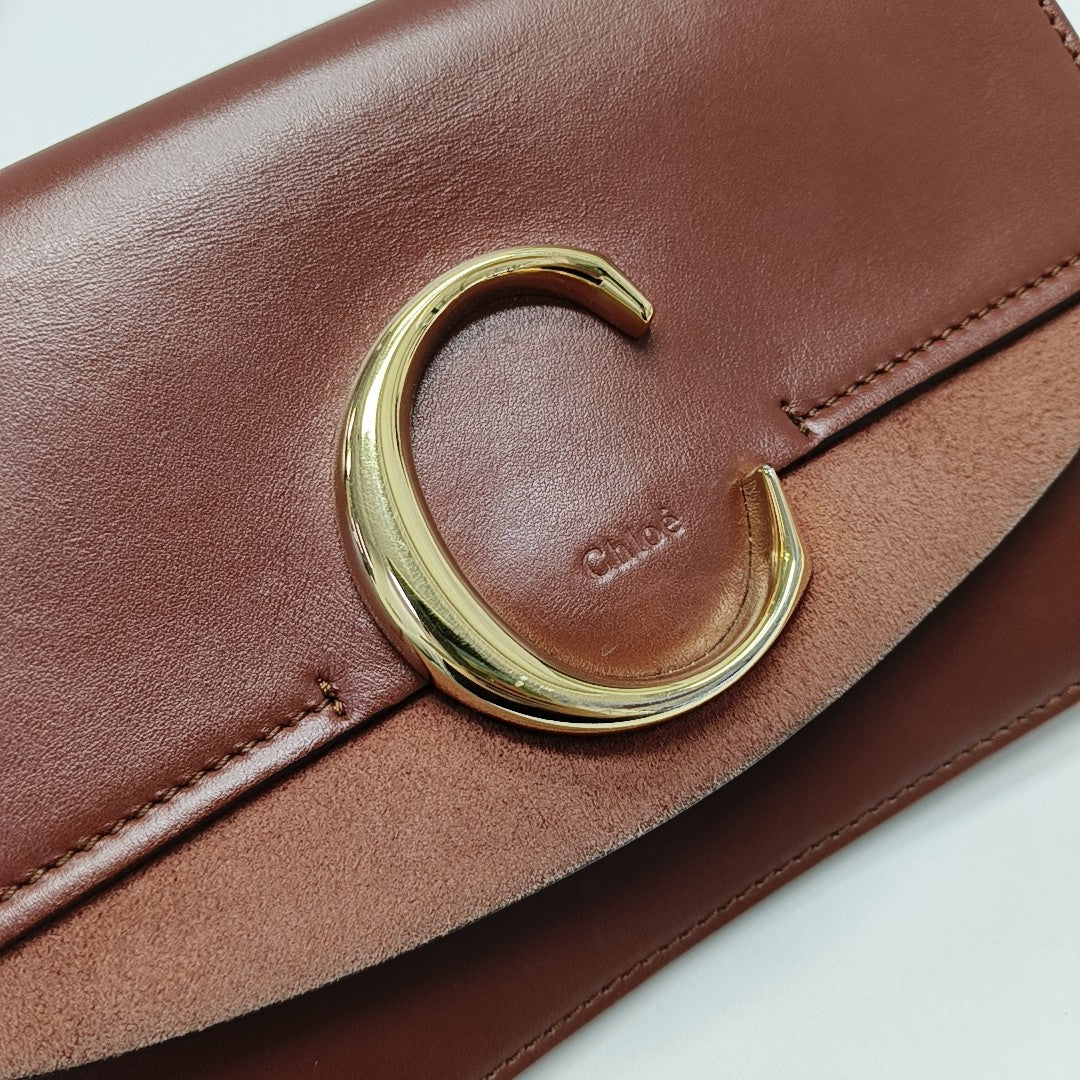 Chloé C Calfskin Brown
