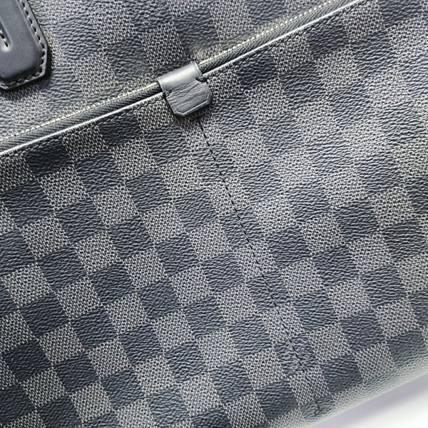7 DAYS A WEEK Damier Graphite Coated Canvas Gray