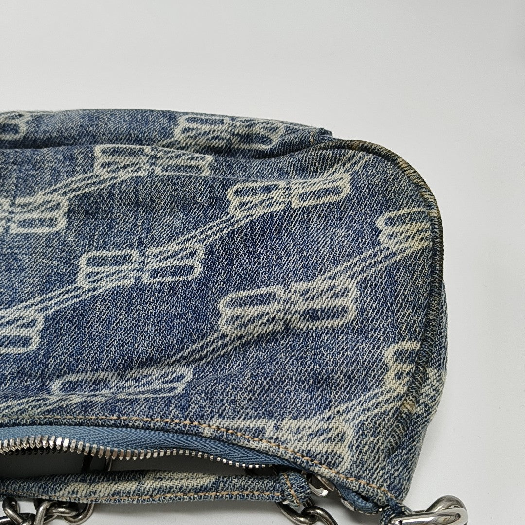 Le Cagole Mini Denim Blue