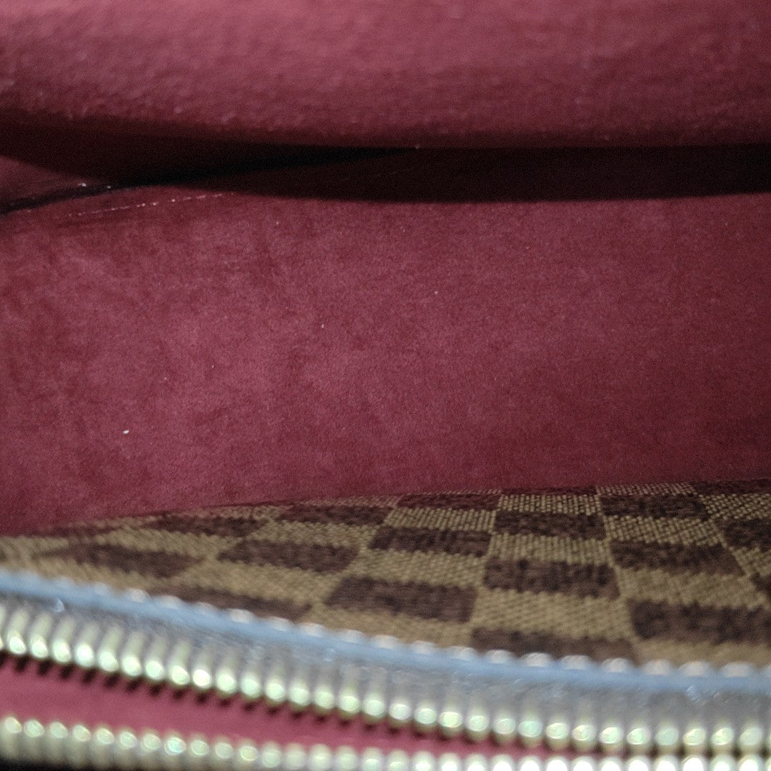 NÉONOÉ MM Damier Ebene Coated Canvas Brown