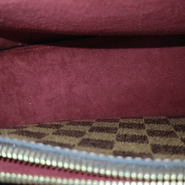 NÉONOÉ MM Damier Ebene Coated Canvas Brown