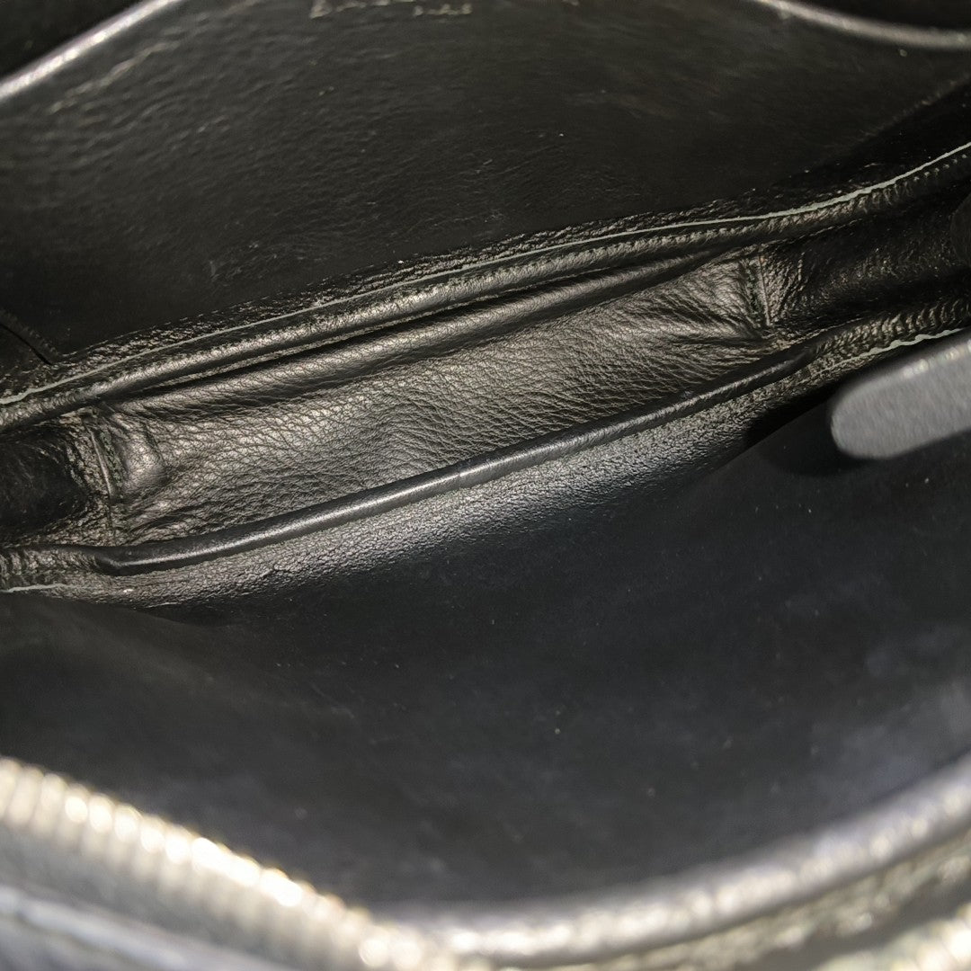 Calfskin Shoulder Bag Black