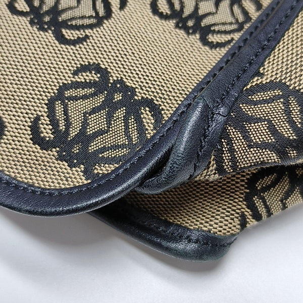 Monogram Canvas Shoulder Bag Beige