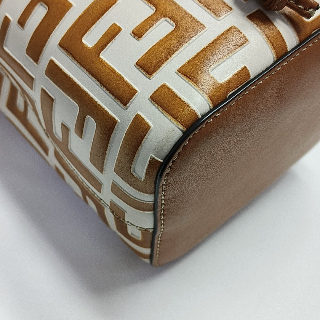 Mon Tresor Mini Calfskin White