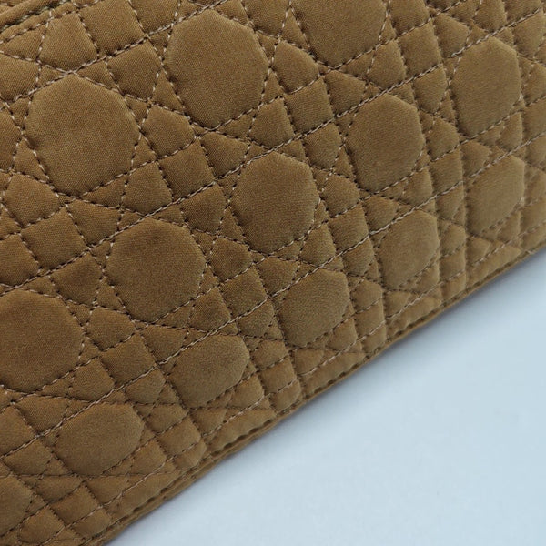 Lady Dior Medium Cannage Fabric Brown