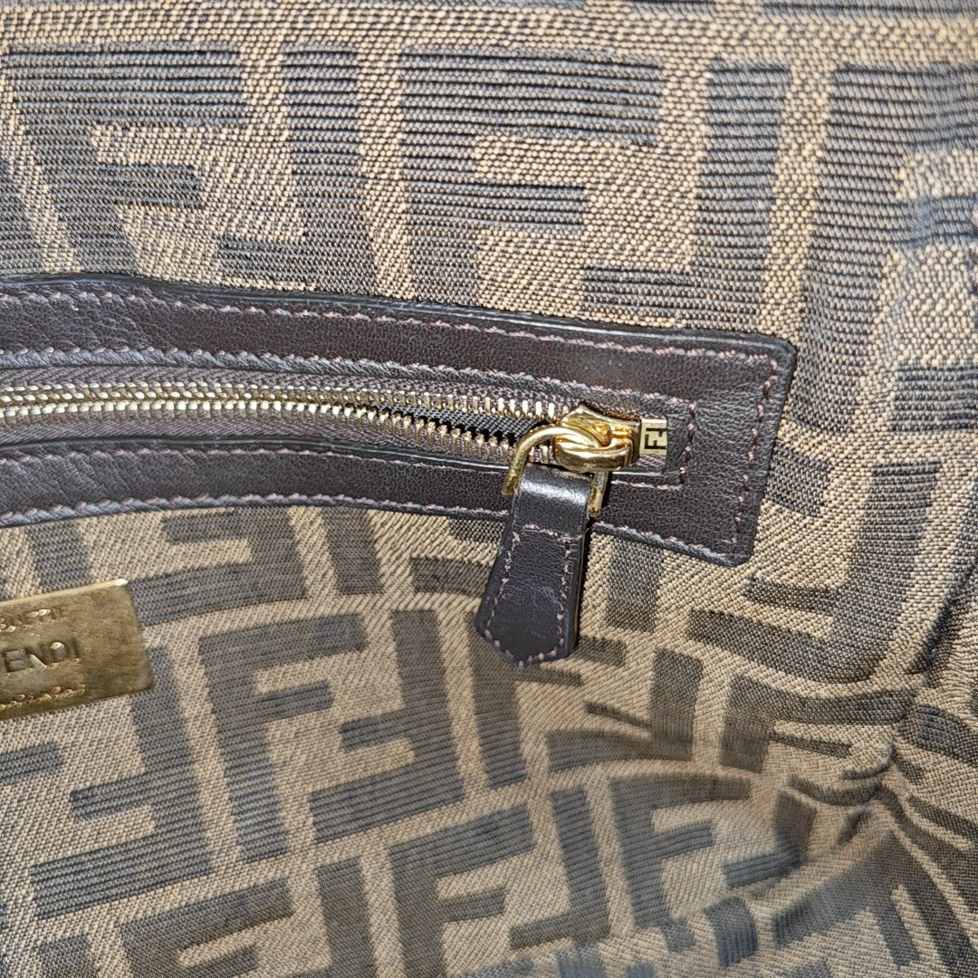 Baguette Medium Canvas Brown