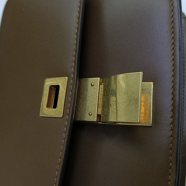CLASSIC BOX Mini Calfskin Brown