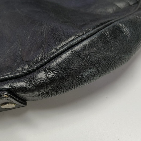 Calfskin Top Handle Bag Black