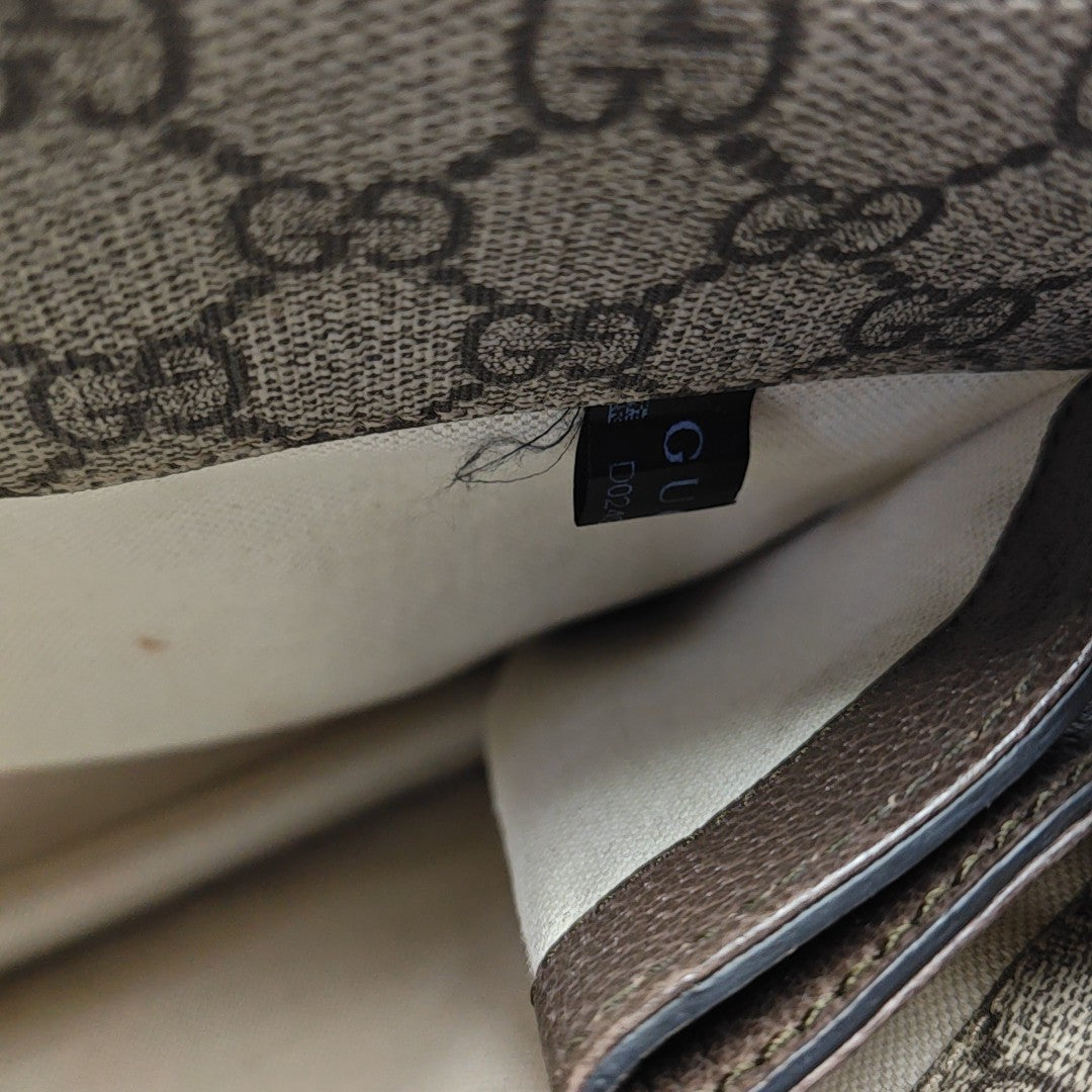 Neo Vintage Large Monogram Coated Canvas Brown