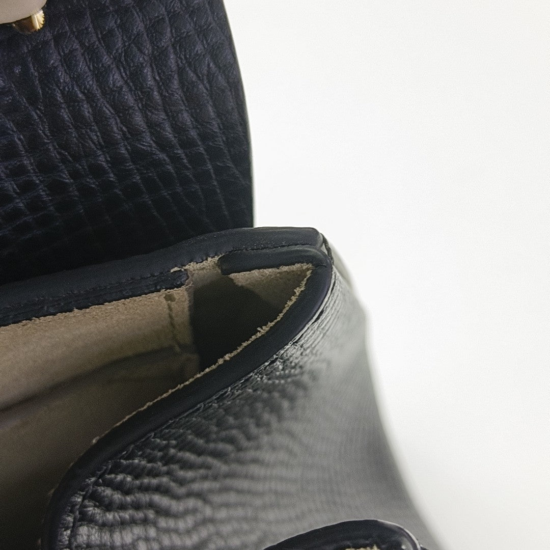 Drew Medium Calfskin Black