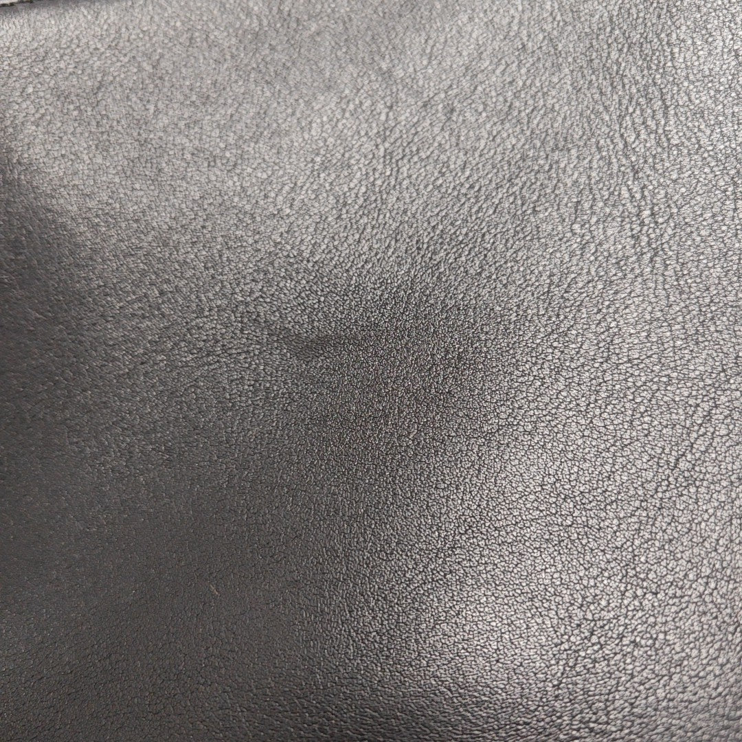 TRI FOLD Medium Calfskin Black