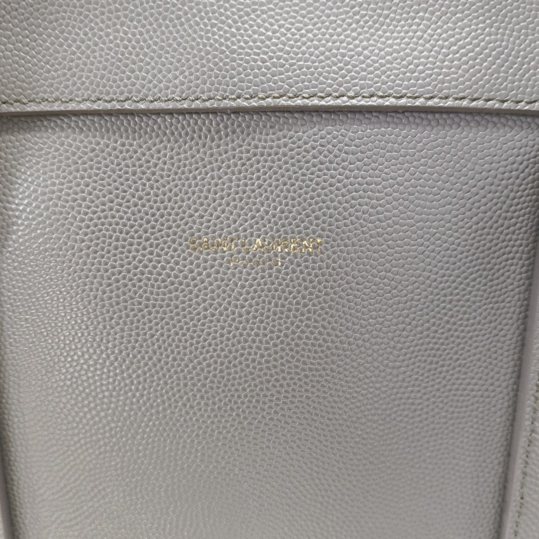 Calfskin Shoulder Bag Gray