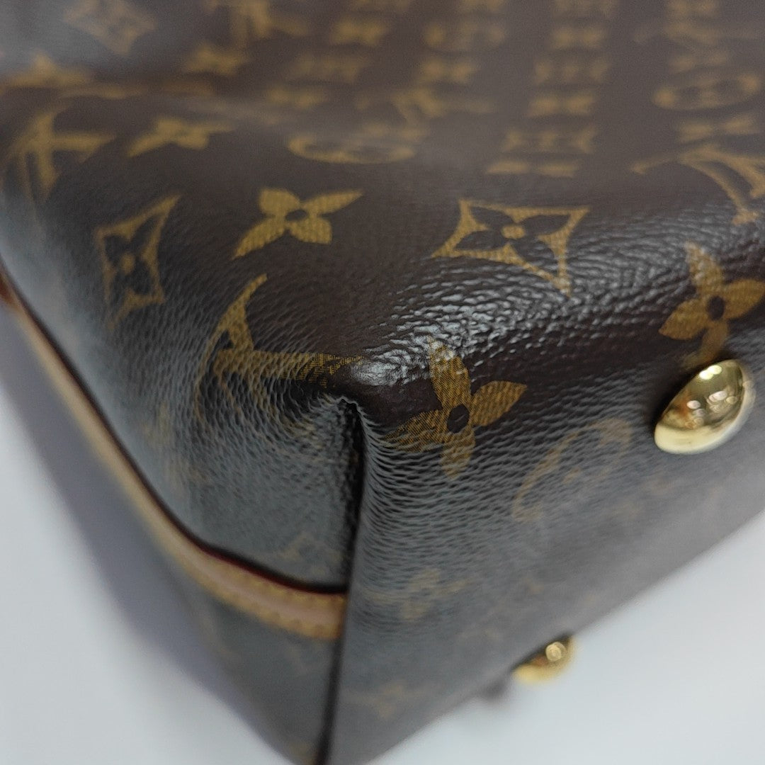 CARRYALL PM Monogram Coated Canvas Brown
