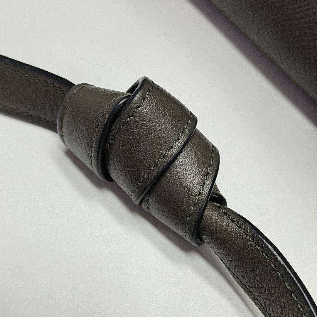 BELT Micro Calfskin Gray