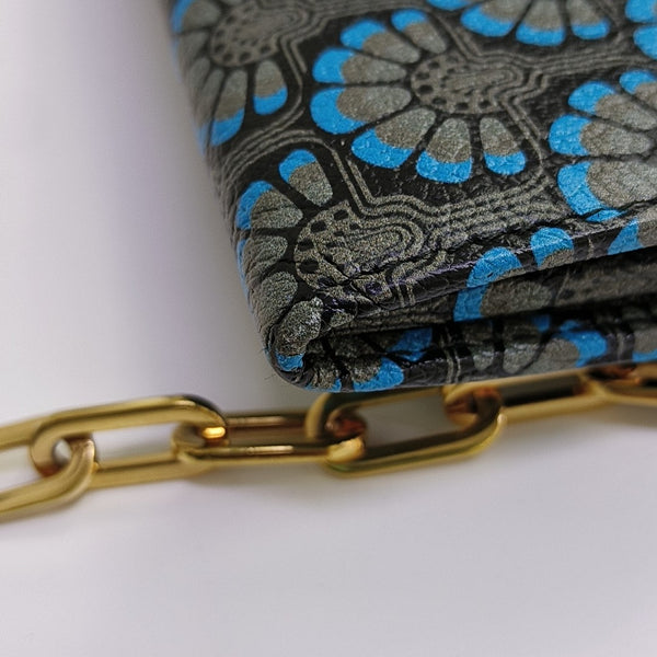 Calfskin Shoulder Bag Multicolor