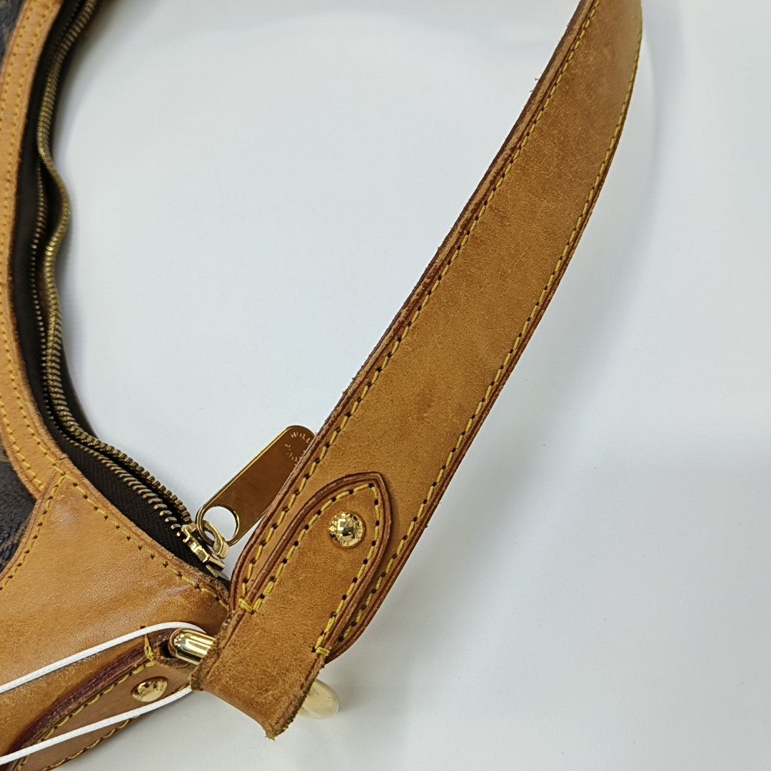 VINTAGE THAMES GM Monogram Coated Canvas Brown