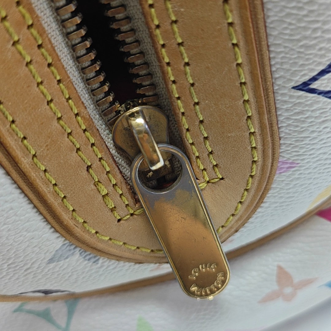 LV × TM PRISCILLA Monogram Coated Canvas White
