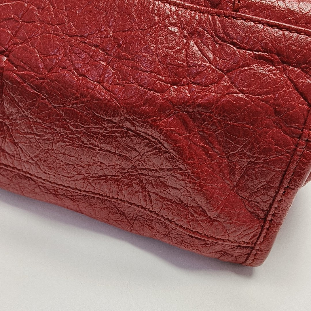 Classic City Medium Lambskin Red
