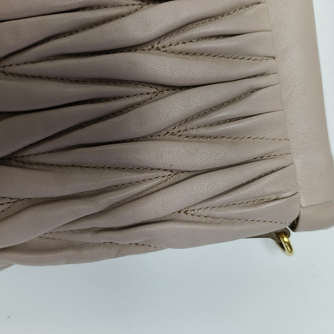 Matelassé Quilted Lambskin Pink