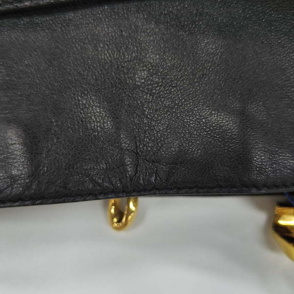 Lambskin Shoulder Bag Black