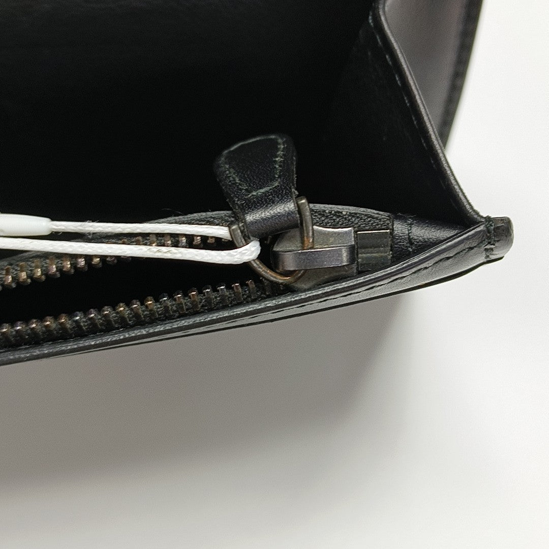 Calfskin Wallet Black